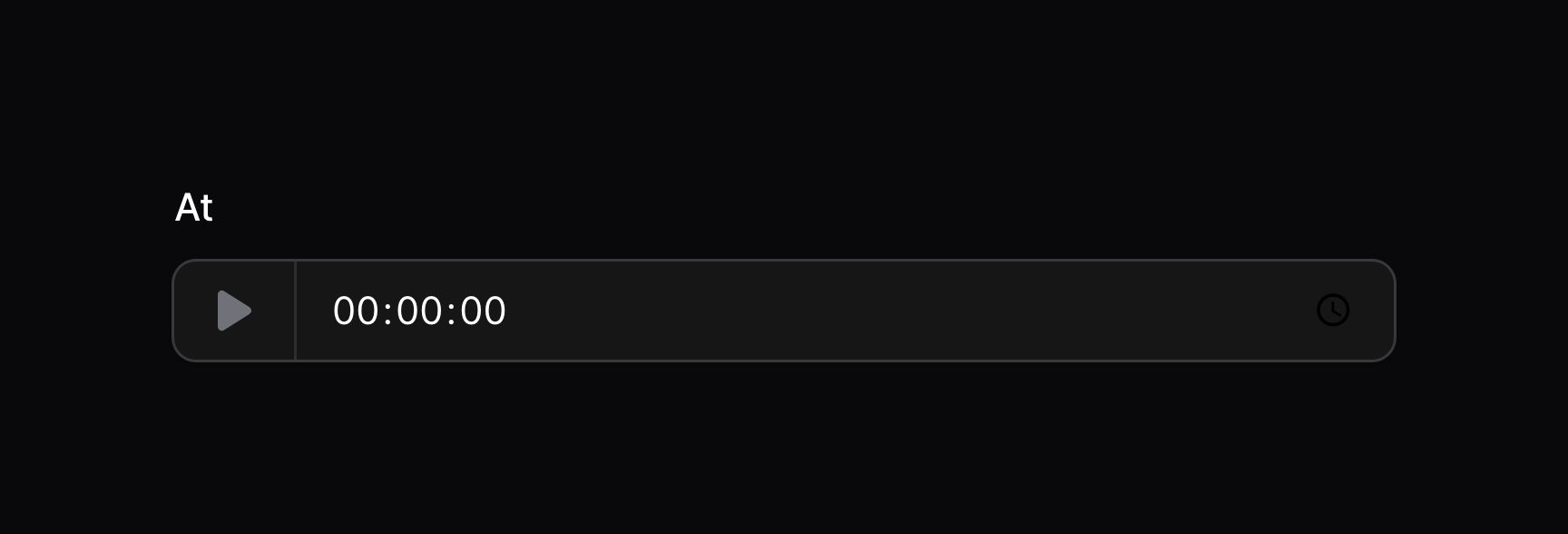Date time picker with prefix icon