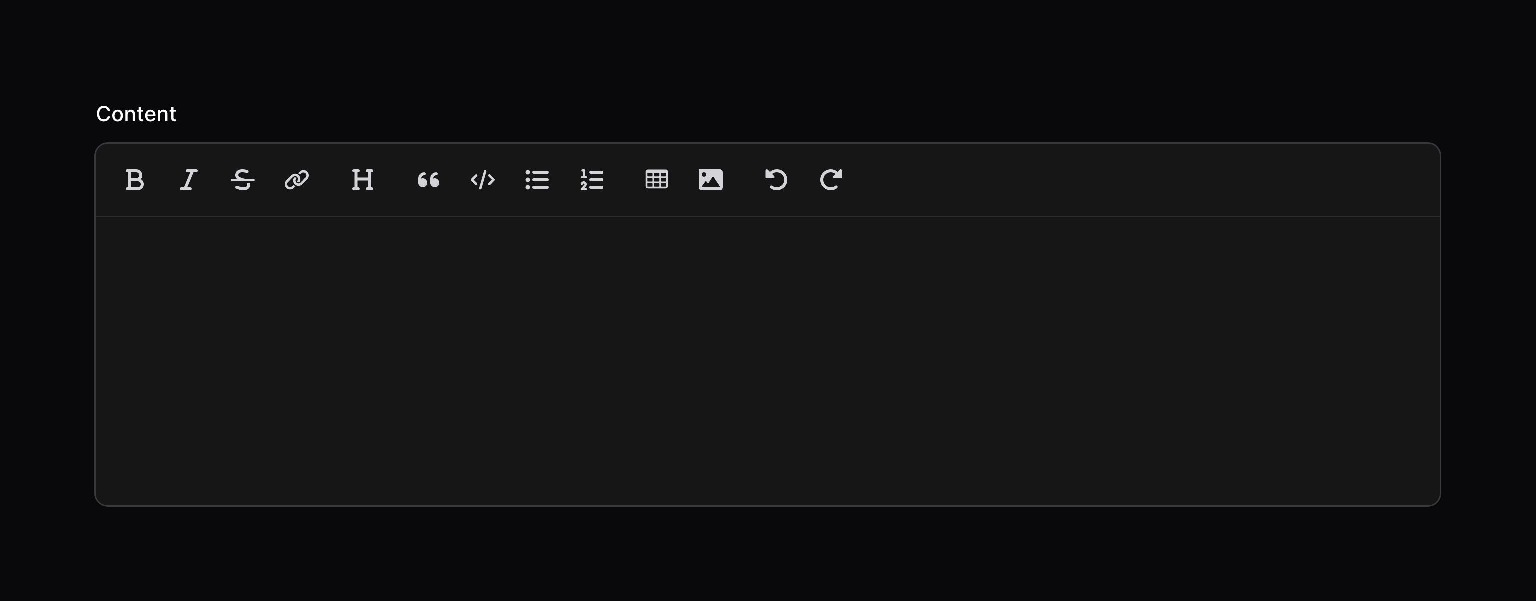 Markdown editor