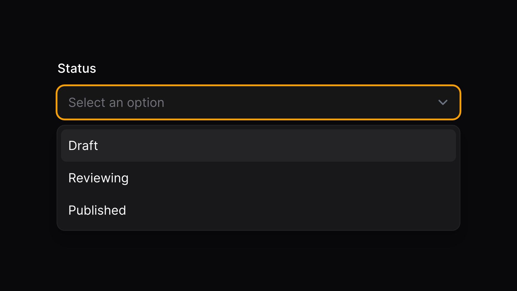 JavaScript select