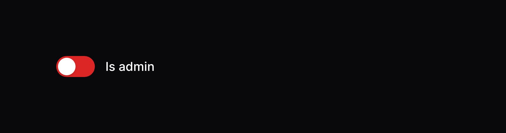 Toggle off color