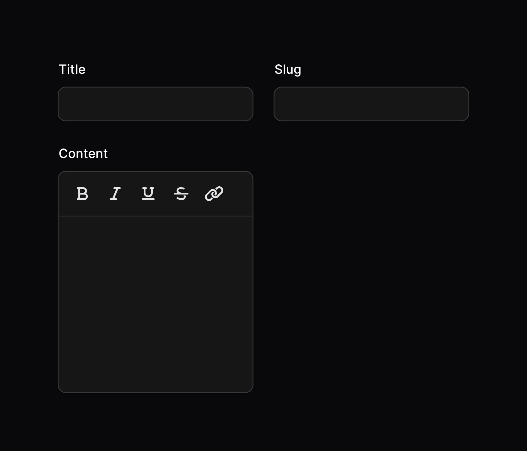 Form fields in 2 columns