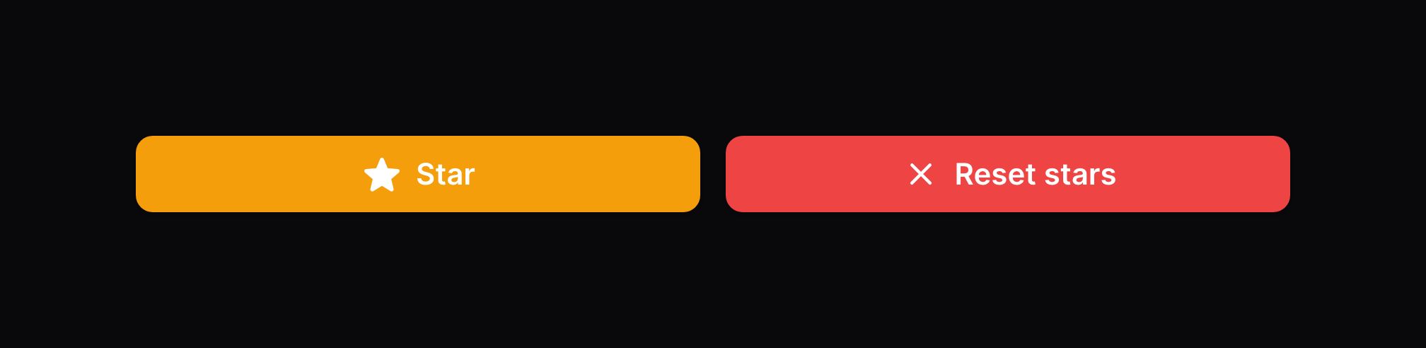 Anonymous actions consuming the full width
