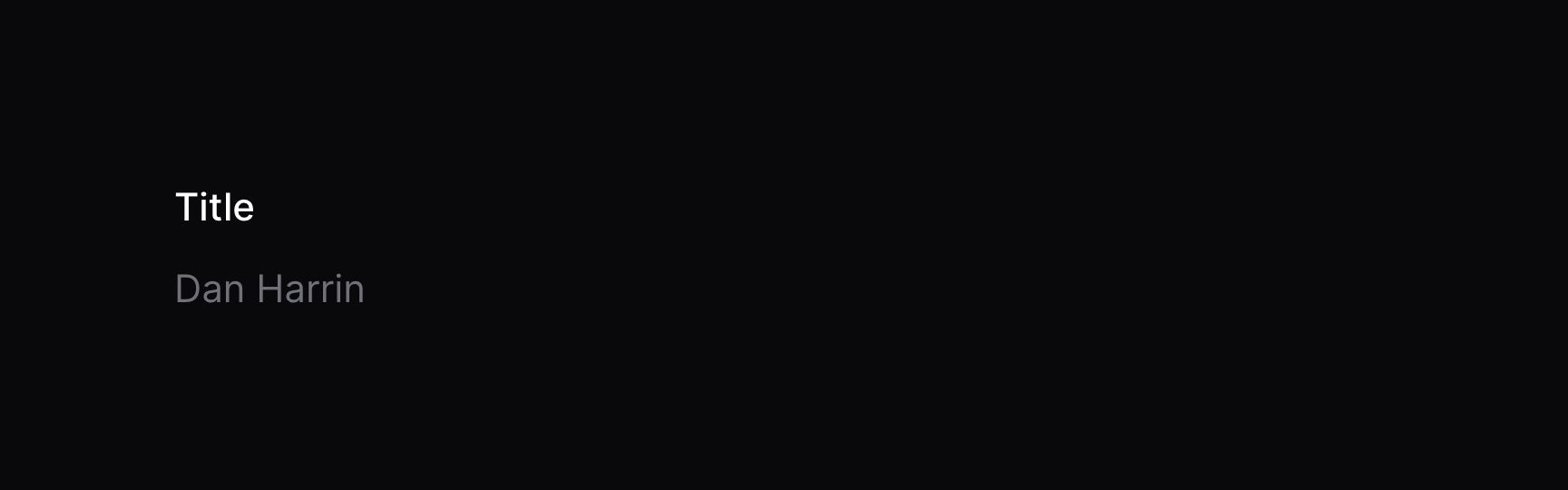 Entry with a placeholder for empty state