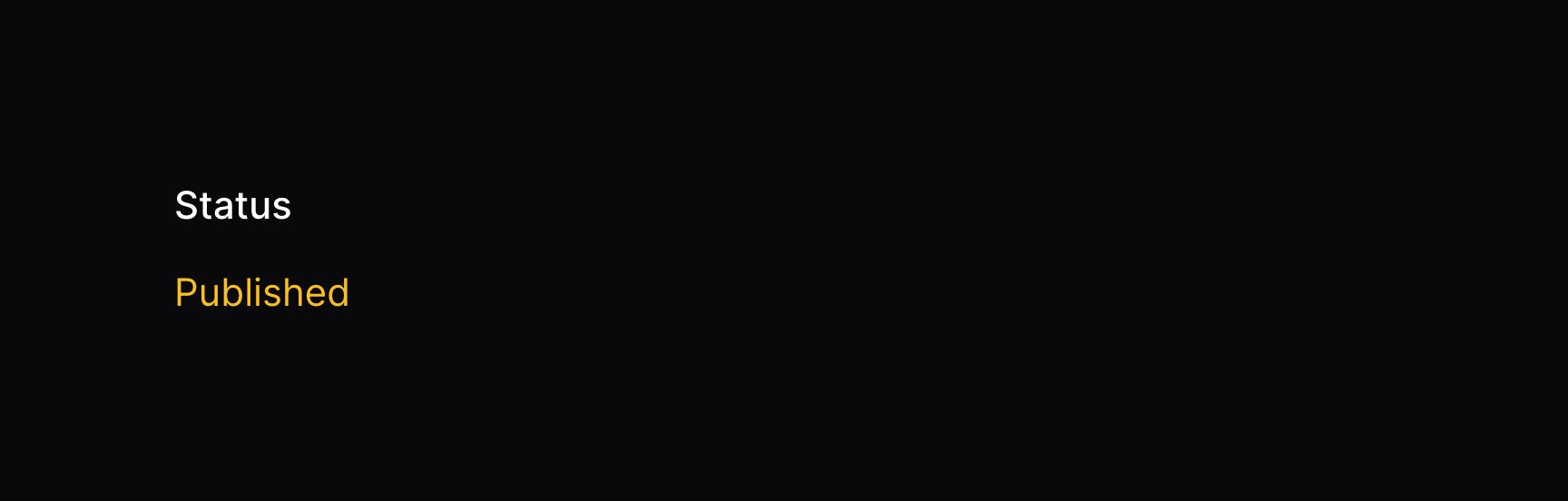 Text entry in the primary color