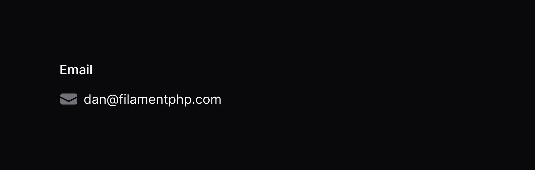 Text entry with icon