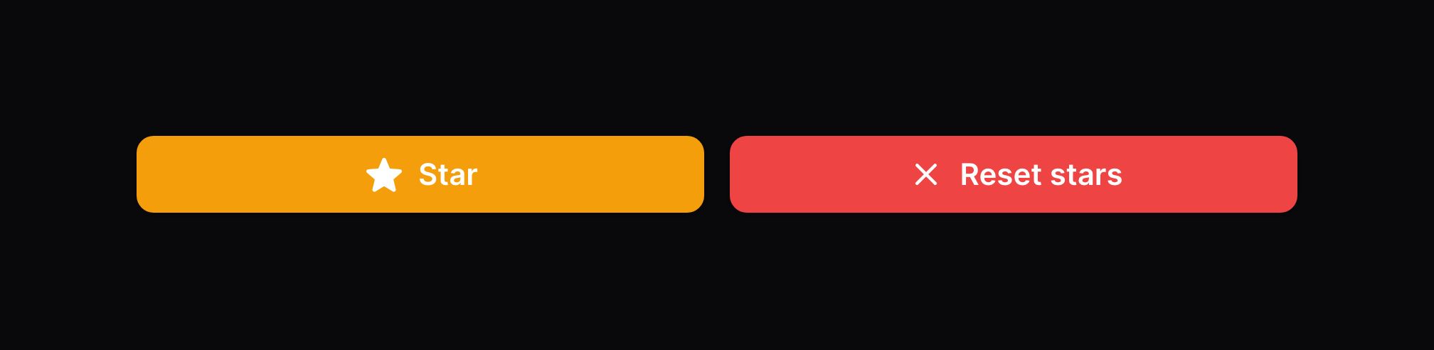 Anonymous actions consuming the full width
