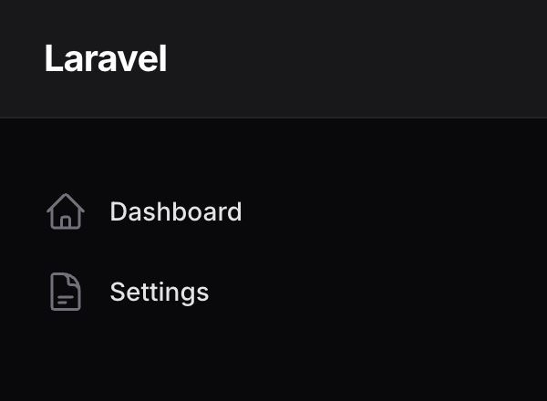 Changed navigation item icon