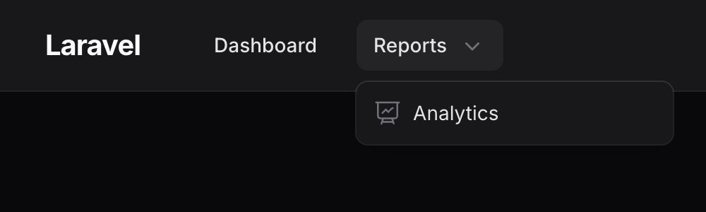 Top navigation
