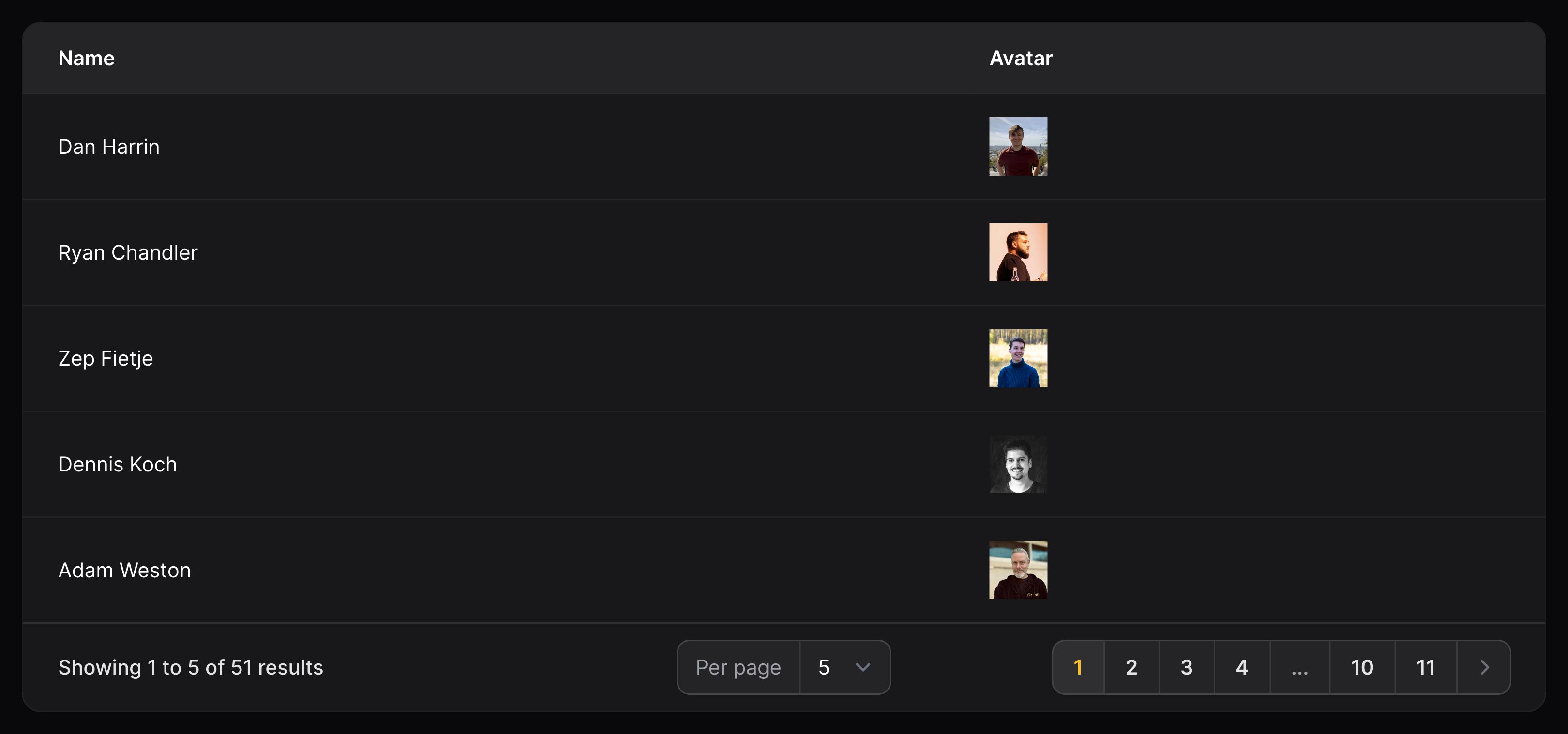 Square image column