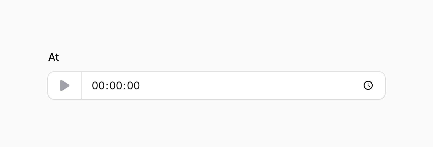 Date time picker with prefix icon