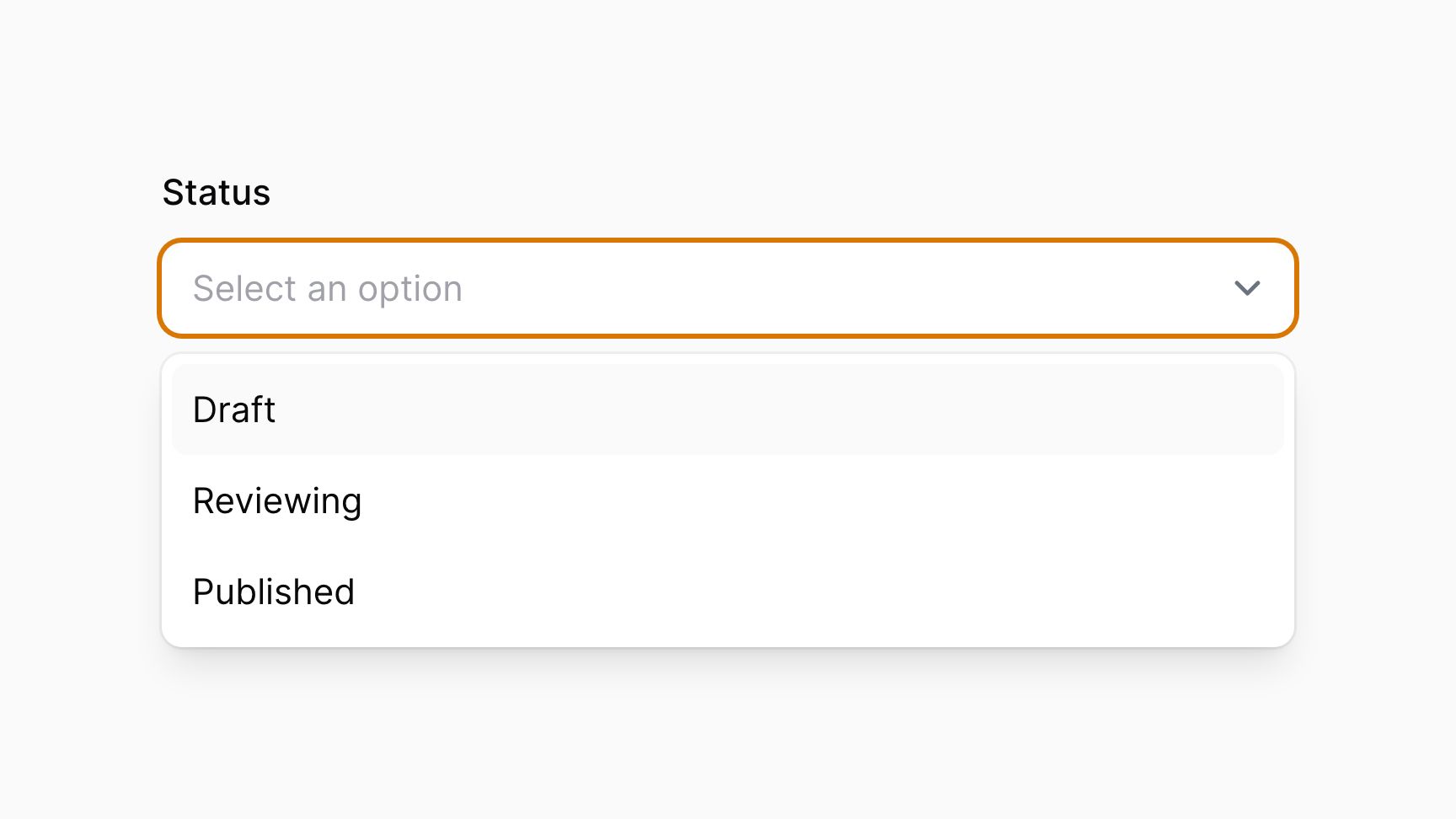 JavaScript select