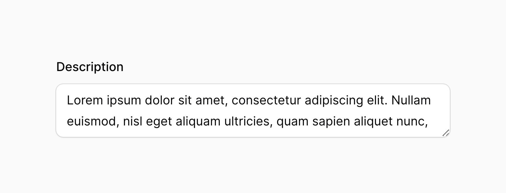 Textarea