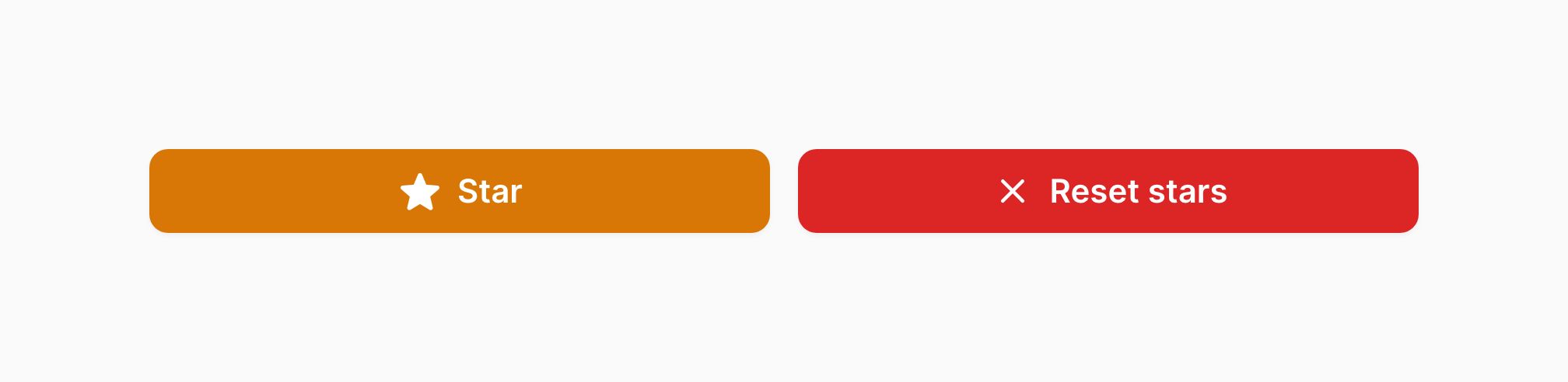 Anonymous actions consuming the full width