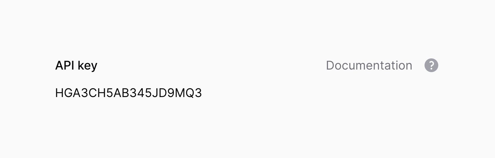 Entry with hint icon