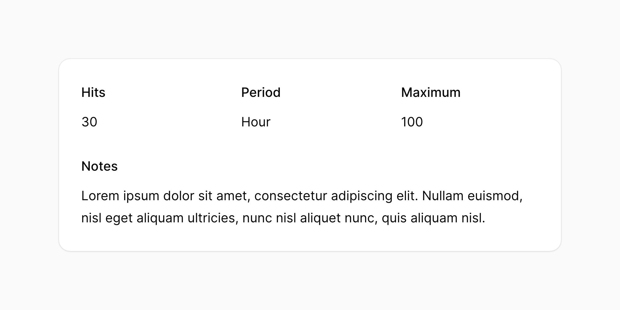 Section without header