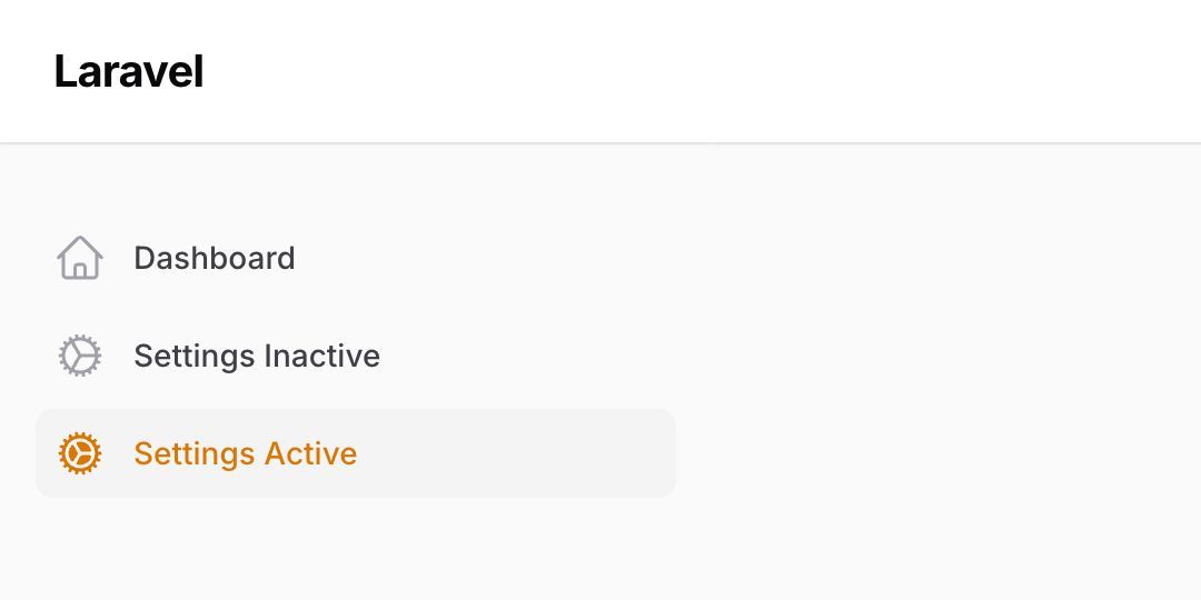 Different navigation item icon when active