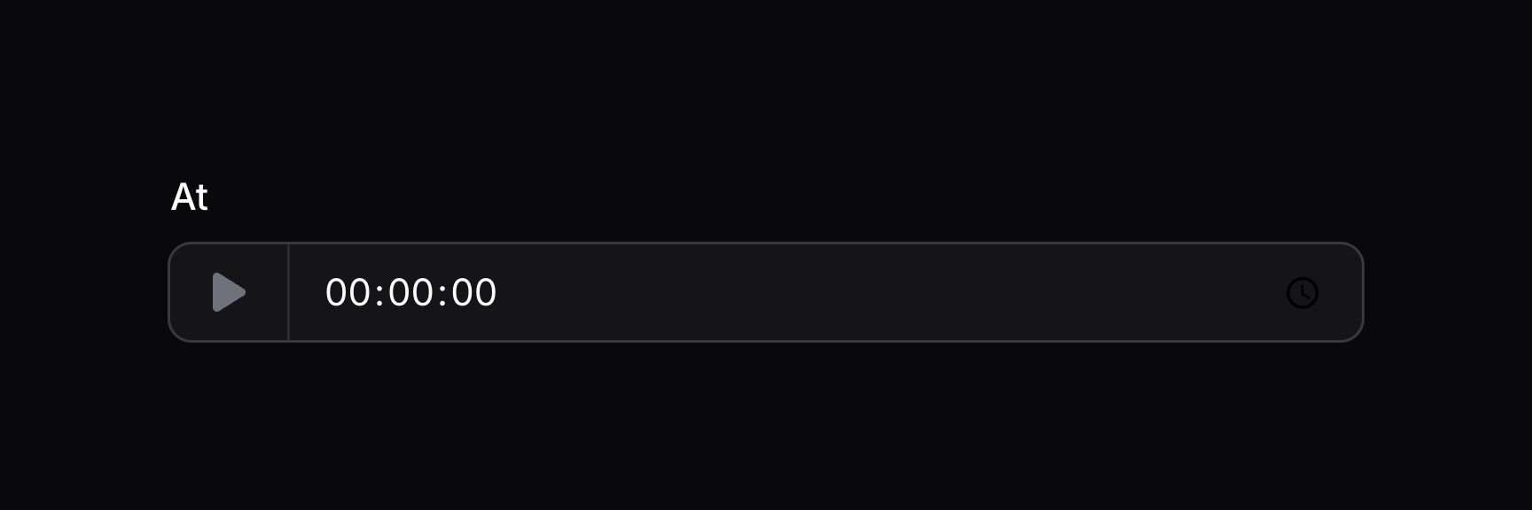 Date time picker with prefix icon