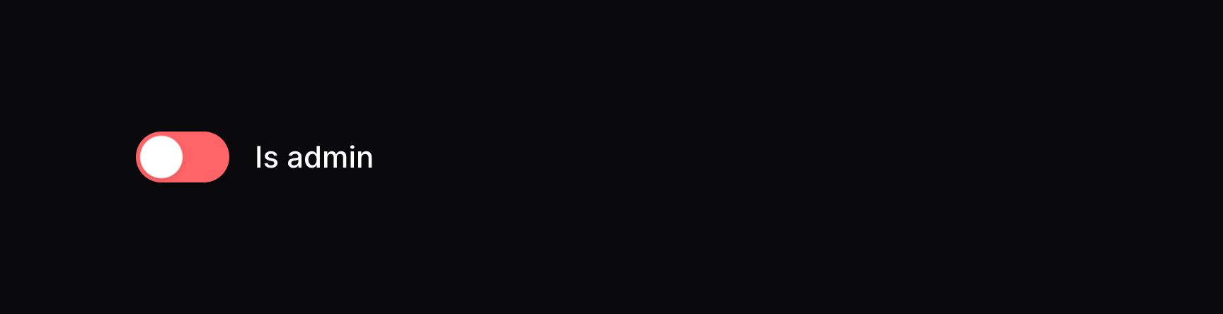 Toggle off color