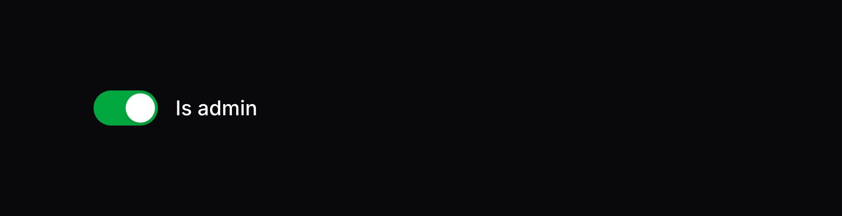 Toggle on color
