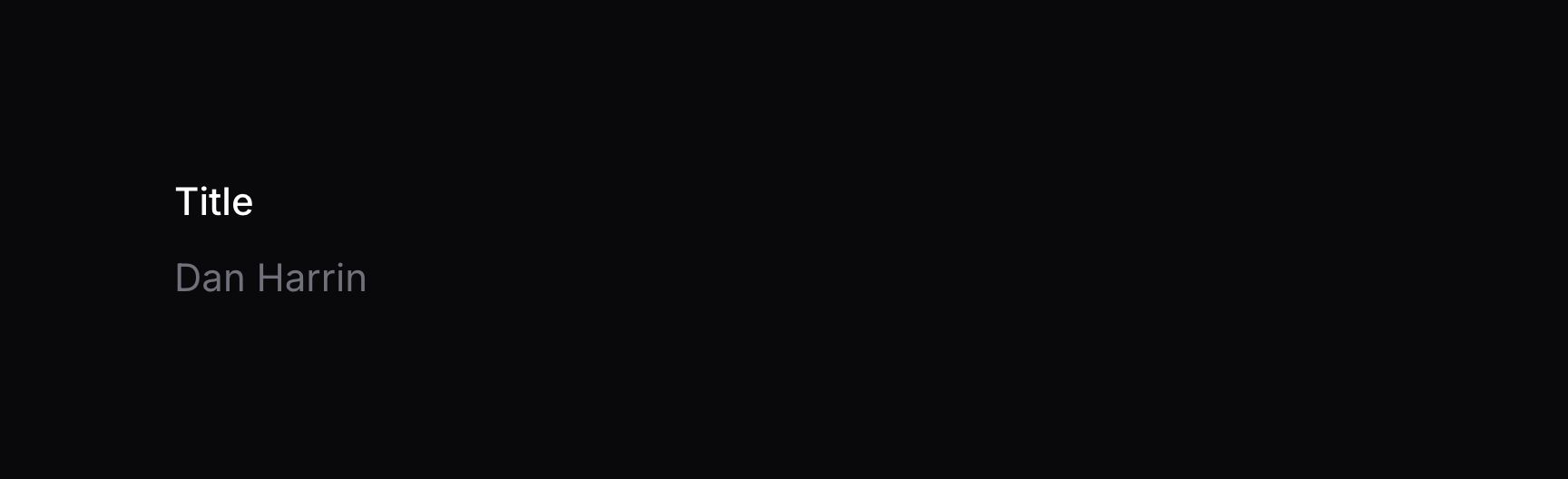Entry with a placeholder for empty state