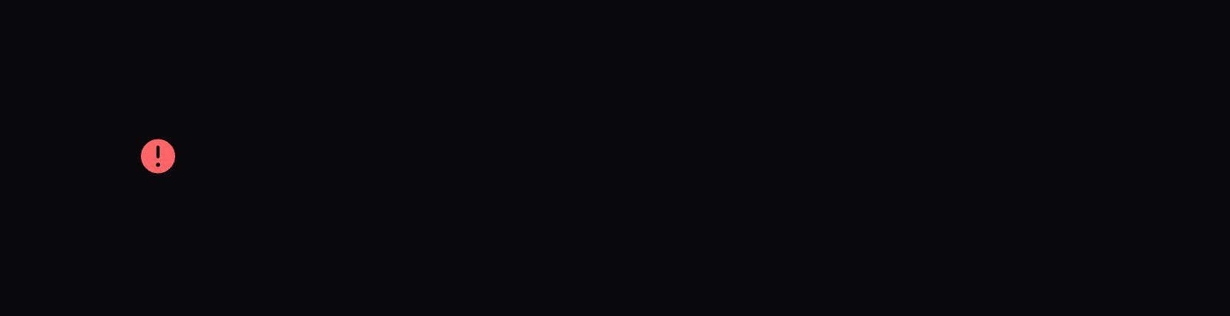 Icon in the danger color