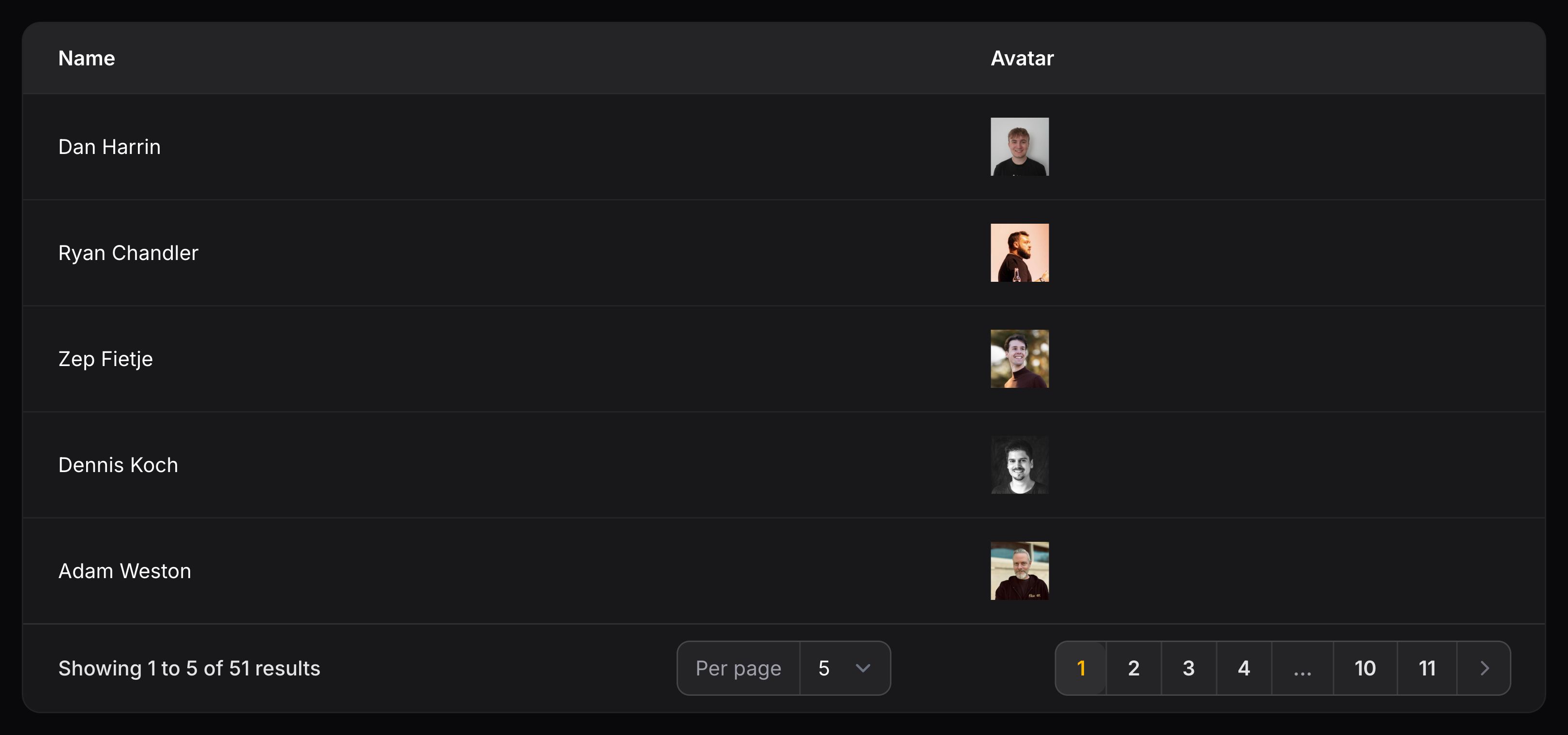 Square image column