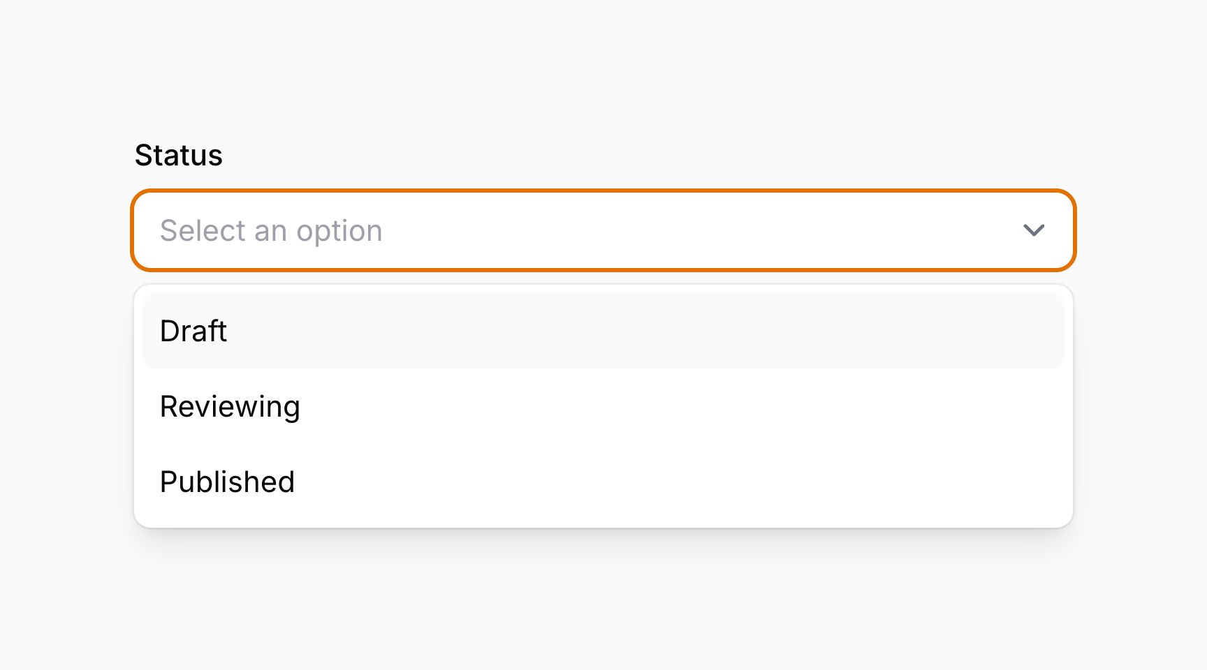 JavaScript select