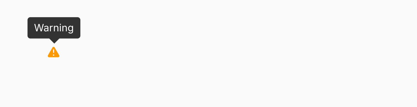 Icon with a tooltip