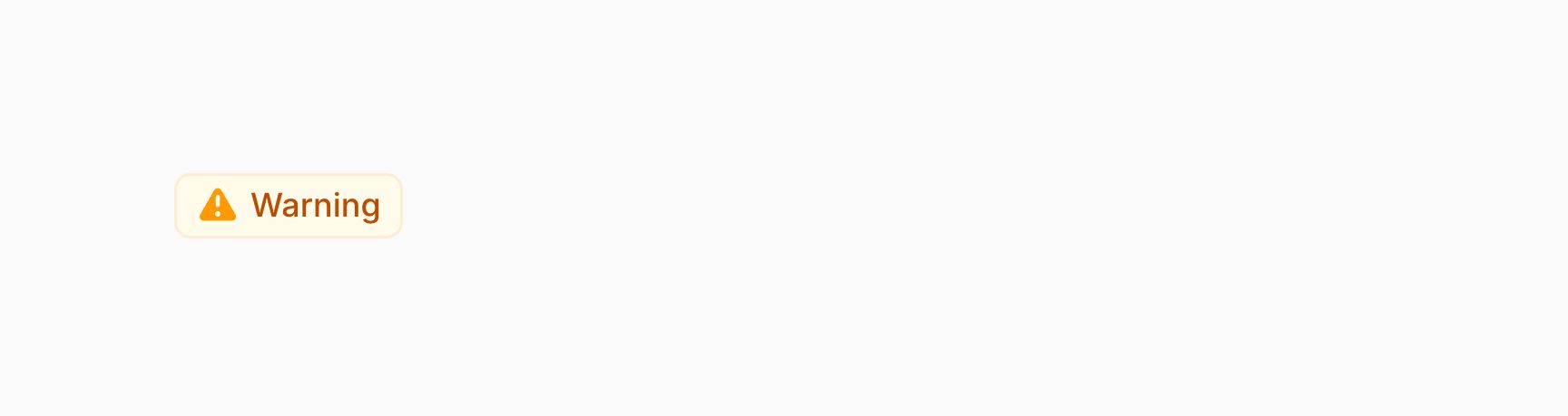 Text as badge with an icon