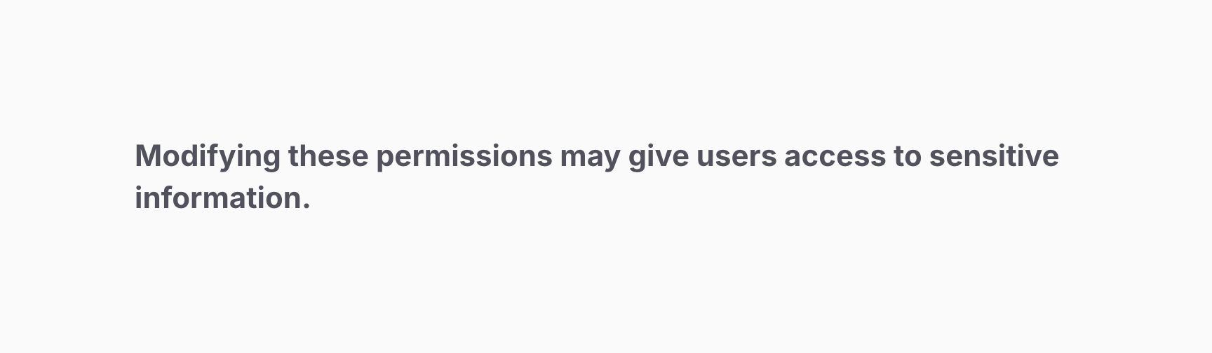 Text entry in a bold font