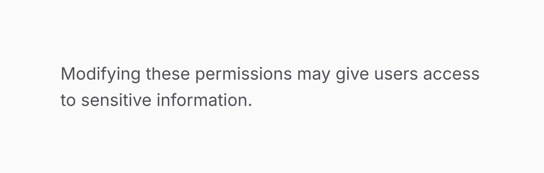 Text entry in a large font size